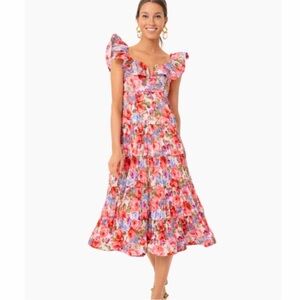 BEULAH Exclusive Rita Floral Dress